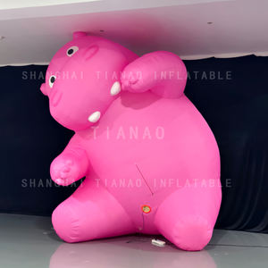 Aufblasbares Nilpferd aufblasbares Flusspferd aufblasbares Nilpferd für Dekoration oder Werbung - Product Image 4