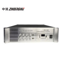 Amplificateur de sonorisation professionnel avec lecture USB pour installation audio dans les écoles, hôtels et usines
