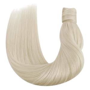 Extensions de <span class=keywords><strong>cheveux</strong></span> brésiliens Ve Sunny, tissage lisse et soyeux, queue de cheval à clipser, 30 pouces, 80g - Product Image 5
