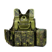 Gilet tactique JSH, porte-plaques, chaleco tactico, gilet robuste avec pochettes multiples détachables, équipement réglable pour la chasse