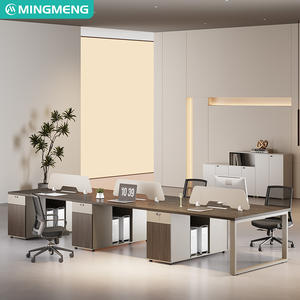 Özelleştirilmiş Modern Ofis Mobilyaları Panel Ahşap Tarzı Ekonomik Ev veya Okul Masası ve Sandalyesi ile Açık Çalışma Alanı - Product Image 3