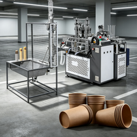 Máquina Automática para Fabricar Cajas de Almuerzo de Papel, Máquina Semiautomática para Hacer Vasos de Café, Precio de la Máquina Selladora de Vasos de Papel