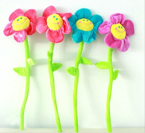 Fiore di Girasole in Peluche con Steli Flessibili, Bouquet Giocattolo per Natale, Aula Scolastica, Festa della Mamma, Piante e Fiori in Peluche - Product Image 5
