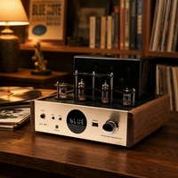 Penguat Audio Stereo Hifi Daya Tinggi Ringkas BT Koaksial Optik Foto 120W dengan Remote Control