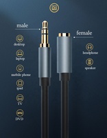 Câble audio jack 3.5mm mâle à femelle 3.5 câble d'extension de casque 0.5m 1m 1.5m 2m 3m 5m