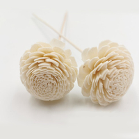 Baguettes en papier parfumé, 4.5-5cm, pour un diffuseur d'huile, composition de la pampa, du riz, de la fleur et chrysanthème