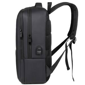 Sac à dos professionnel grande capacité pour ordinateur portable, idéal pour les trajets professionnels et les voyages, en cuir PU durable - Product Image 5