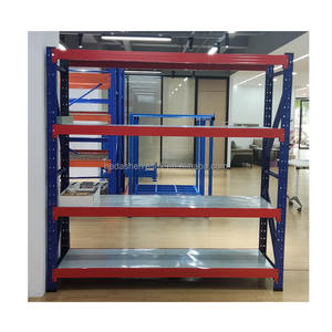 Étagères de rayonnage industrielles de moyenne capacité pour entrepôt, rayonnages longue portée pour pièces automobiles, rayonnages de stockage robustes - Product Image 2