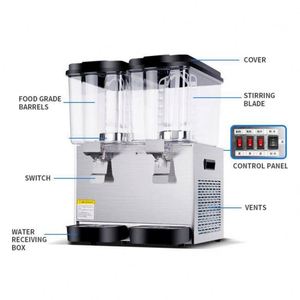 Sap Dubbele Temperatuur <span class=keywords><strong>2</strong></span> 3 Cilinder Melkthee Fabrikant Warm En Koud Sap Dispenser Ondersteunt Drank Maken Machine - Product Image 3