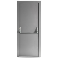 Porte coupe-feu en acier avec bande intumescente, joint d'étanchéité ignifuge, taille personnalisée pour hôtel, appartement, villa, maison, commerce