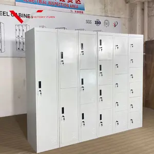 1 2 3 4 5 6 Door Metal Storage Locker Cabinet KD Steel Gym Changing Room Steel Locker For Sale