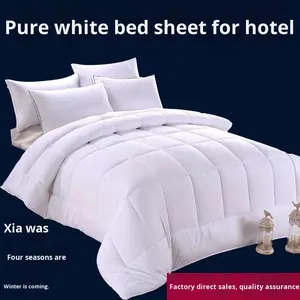 Piumino per Hotel, Ospedali e Strutture Specializzate, Bianco, Ispessito, per Tutte le Stagioni, in Fibra Spazzolata, Origine Cina - Product Image 3