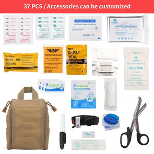 Kit de Primeros Auxilios Táctico de Alta Calidad para Trauma, Listo para el Combate, con Suministros Avanzados, Kit de Supervivencia de Emergencia - Product Image 4