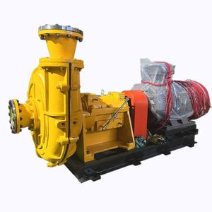 Bomba de lodos centrífuga horizontal ZJ, resistente al desgaste cerámico, para succión de arena de residuos, bomba de lodo marina con motor diésel - Product Image 3