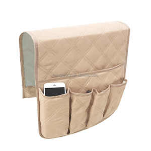 Organisateur de rangement pour accoudoir de canapé imperméable à 5 poches pour téléphone, livre, magazines, télécommande de télévision, housses d'accoudoir de chaise - Product Image 4