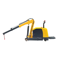 Mini-grue télescopique électrique 1T 2T, grue électrique pliable à 360 degrés, grue à flèche hydraulique pour entrepôt