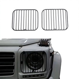 Protection de phare avant en acier inoxydable pour Mercedes-Benz Classe G W463 G63, cache-phare noir, protection extérieure - Product Image 4