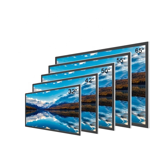18.5/21.5/32/43/49 Inch LCD Advertising Display RK3566 FHD Wall-Mount Touch Screen Monitor LCD Digital Display Signage