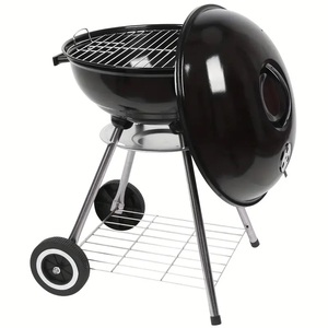 High Quality 17 Inch Portable Round <strong>Kettle</strong> Charcoal Grill Movable <strong>Barbeque</strong> BBQ for Pizza Barbecue <strong>Kettle</strong> Grill - Product Image 2