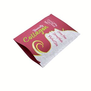 Pochette Doypack Personnalisée en Aluminium et Plastique, Anti-Lumière, avec Fermeture Zip Refermable pour Soins de la Peau et Collagène - Product Image 2