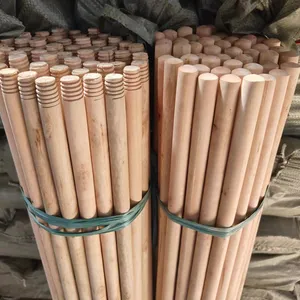 Китайский оптовый поставщик, натуральная деревянная ручка для метлы, простая деревянная ручка для швабры, дешевая цена от производителя