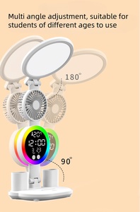 Có thể gập lại RGB LED ánh sáng mini bảng đèn hiển thị nhiệt độ 5V pin fan hâm mộ xe ngoài trời hộ gia đình khách sạn RV nhà để xe văn phòng sử dụng - Product Image 3