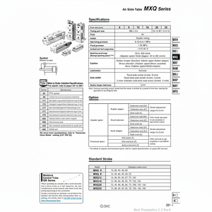 SMC Pneumatics Air Slide Table Manipulador de aire para el producto - Product Image 1