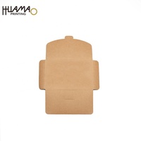 Caja de Sobres de Papel Kraft Reciclable Personalizada y Económica con Laminado Mate y Logotipo Personalizado OEM