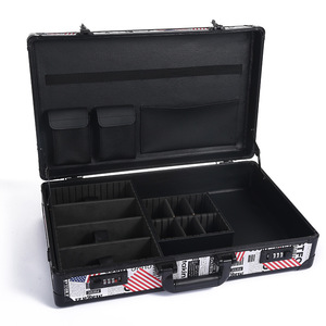 Valise de coiffeur créative en gros, valise de beauté et de maquillage, boîte à outils de grande capacité, boîte de rangement portable pour ciseaux - Product Image 2