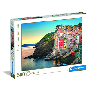 CLEMENTONI HQC - Rompecabezas de la Costa de Riomaggiore de 500 Piezas - Product Image 1