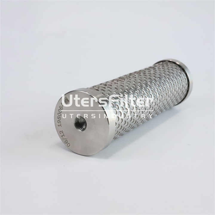 Source 1980064 Uters replaces Bo/ll hydraulic oil filter element 