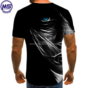 Impresión por sublimación 100% poliéster buena calidad diseño superior hombres usan camisetas prendas de vestir exteriores camisetas - Product Image 2