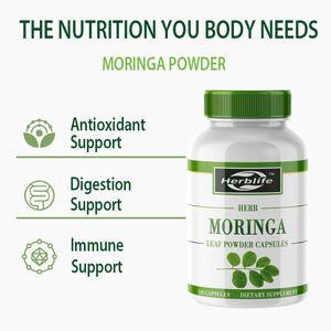 Extrait de feuilles de Moringa OEM/ODM, 120 capsules pour 60 portions par flacon |   Complément alimentaire à base d'extrait de feuilles de Moringa végétalien - Product Image 3