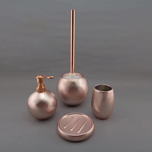 Juego de Accesorios de Baño Modernos de 4 Piezas, Porta Jabón, Escobilla <span class=keywords><strong>para</strong></span> Inodoro, Acero Inoxidable 304 - Product Image 6