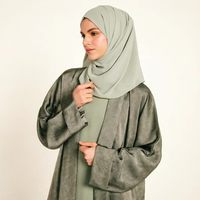 Ensemble Abaya Sage pour femmes, 4 pièces, vêtements modestes, vêtements islamiques