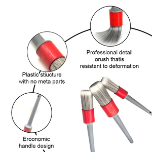 Offre Spéciale : Kit de 3 Brosses de Nettoyage Automobile Affûtées en Plastique pour Lave-Auto, Détail Intérieur, Jantes et Réservoir de Carburant - Product Image 2