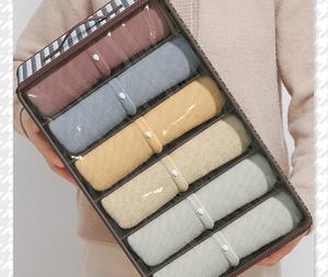 Boîte de rangement en gros pour jeans avec couvercle, organisateur de placard, tiroir à vêtements, armoire à pantalons - Product Image 1