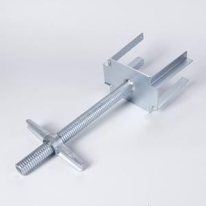 Hot Dip mạ kẽm xây dựng vật liệu xây dựng giàn giáo hỗ trợ cơ sở Jack điều chỉnh cơ sở jack cắm vít điều chỉnh jack - Product Image 1