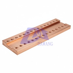 Électrodes de fil EDM usinées par CNC 5 axes en alliage de cuivre et de tungstène, dissipateurs de chaleur en acier inoxydable - Product Image 1