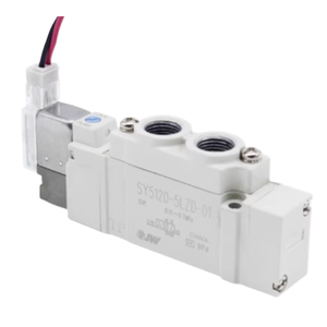 Válvula Solenoide <span class=keywords><strong>de</strong></span> 5 Puertos Serie <span class=keywords><strong>JW</strong></span> SY3120-5L/M/G/H/D/LD/MD/GD/HD/DD/LE/ME/GE/HE/<span class=keywords><strong>DE</strong></span>/LZ/MZ/GZ/HZ/DZ-M5 SY3000, Aluminio Fundido a Presión - Product Image 2