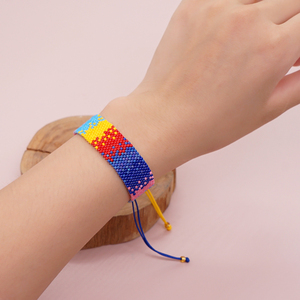 Go2boho Handmade <strong>Emerald</strong> Miyuki <strong>Bead</strong> Stack Chain Bracelet Dainty Seed <strong>Beads</strong> Stylish Geometric Design Pearl Ball Trendy Women's - Product Image 1