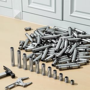 <span class=keywords><strong>Raccordi</strong></span> Filettati Flessibili in <span class=keywords><strong>Acciaio</strong></span> Liscio da 3/4 di Pollice, Assortimento di 11 Misure da 1 a 6 Pollici per <span class=keywords><strong>Tubazioni</strong></span> Industriali e Fai-da-Te - Product Image 6
