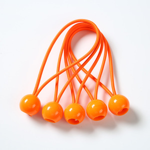 Cordon élastique à extrémité boule 4 mm, cordon extensible résistant <span class=keywords><strong>pour</strong></span> <span class=keywords><strong>bâche</strong></span>, tente et équipement de camping - Product Image 1