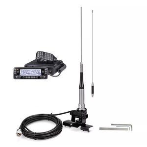 เสาอากาศวิทยุเคลื่อนที่แบบสองย่านความถี่ VHF UHF สำหรับรถยนต์ รถบรรทุก - Product Image 1