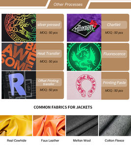 Personalizado de alta calidad 100% algodón chenilla bordado logotipo ropa de calle de gran tamaño de manga corta cuello redondo empalme camisetas de los hombres - Product Image 5