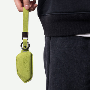 Étui pour clé de voiture en cuir BLA, logo personnalisé, durable, antidérapant, protecteur, imperméable, résistant aux rayures, coque de clé à distance, accessoires pour clés - Product Image 1