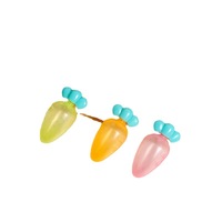 Forme de carotte 3 pièces/sac mignon Mini Ketchup jetable bouteille à presser cuisine miel huître Sauce salade vinaigrette bouteilles pour l'extérieur