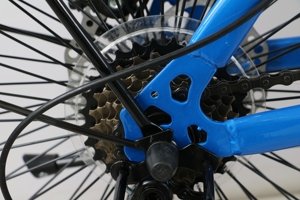 Bicicletta da Montagna di Buona Qualità con Ruote a Raggi, Telaio Robusto in Acciaio al Carbonio, per Uomini Adulti, con Portapacchi Posteriore - Product Image 5