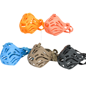 Muzzle Anjing Silikon Lembut dan Bernapas dengan Tali Pengikat yang Dapat Disesuaikan, <span class=keywords><strong>Anti</strong></span>-gigitan, <span class=keywords><strong>Anti</strong></span>-beranggat, untuk Latihan Anjing Ukuran Besar dan Sedang - Product Image 3