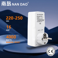 Adaptateur de prise RCD NANDAO 16A CE pour usage industriel, norme européenne, disjoncteur différentiel, matériau ignifuge pour l'air